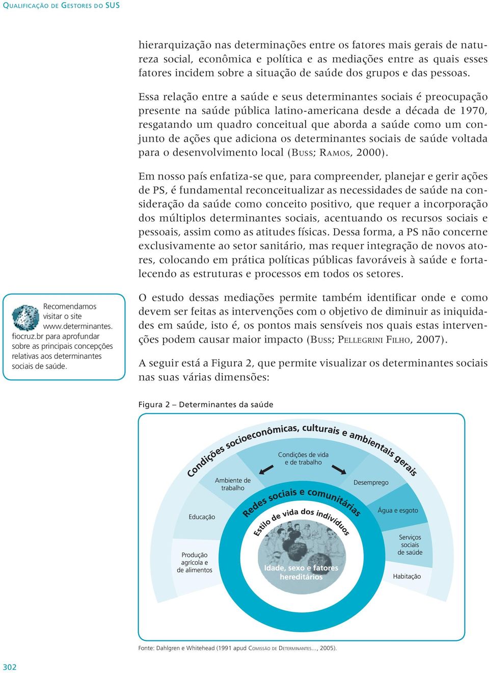 Essa relação entre a saúde e seus determinantes sociais é preocupação presente na saúde pública latino-americana desde a década de 1970, resgatando um quadro conceitual que aborda a saúde como um