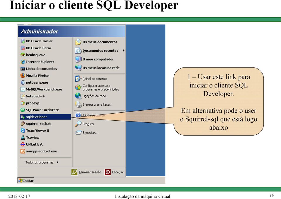 SQL Developer.