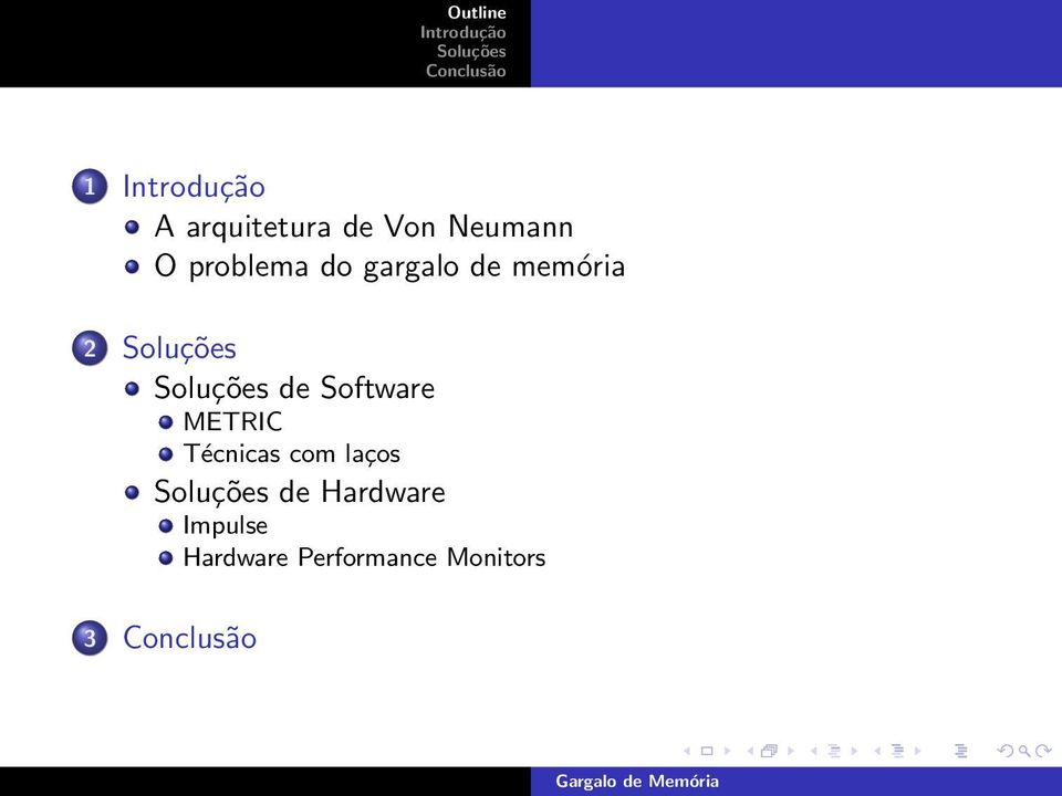 Software METRIC Técnicas com laços de