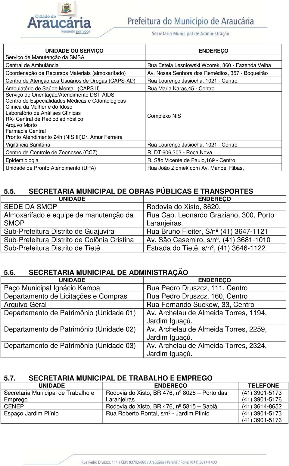 Arquvo Morto Farmacia Central Pronto Atendimento 24h (NIS III)Dr.