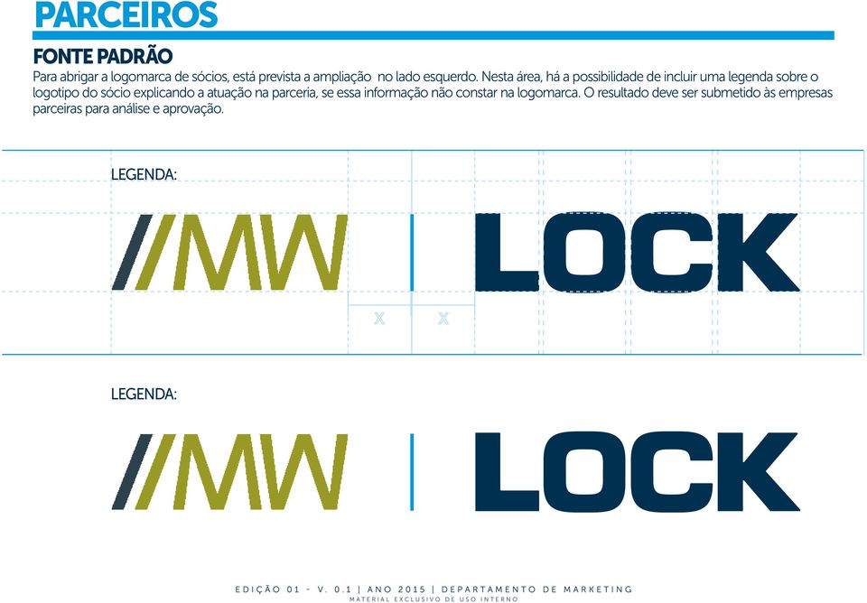 Nesta área, há a possibilidade de incluir uma legenda sobre o logotipo do sócio