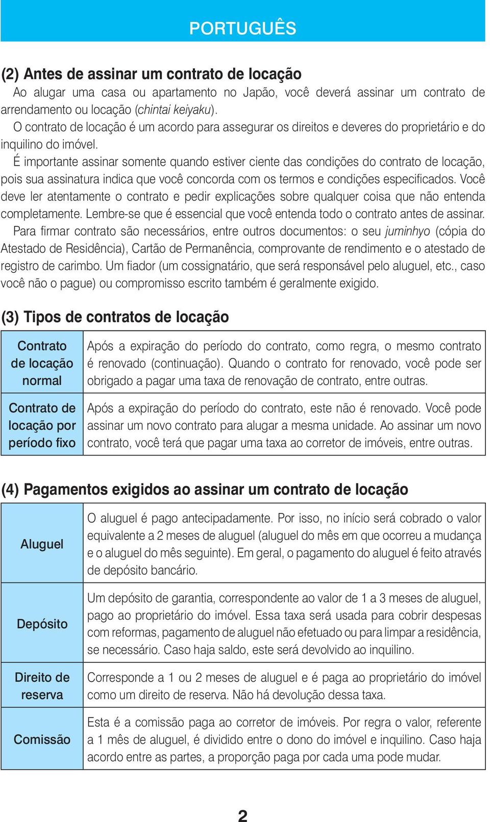 É importante assinar somente quando estiver ciente das condições do contrato de locação, pois sua assinatura indica que você concorda com os termos e condições especificados.