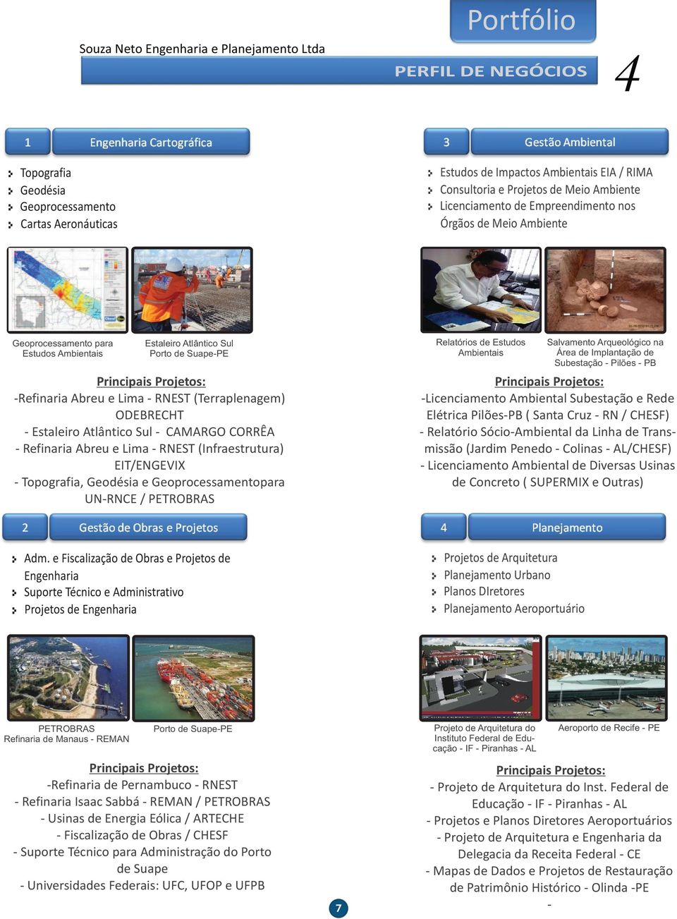 Atlântico Sul - CAMARGO CORRÊA - Refinaria Abreu e Lima - RNEST (Infraestrutura) EIT/ENGEVIX - Topografia, Geodésia e Geoprocessamentopara UN-RNCE / PETROBRAS Relatórios de Estudos Ambientais