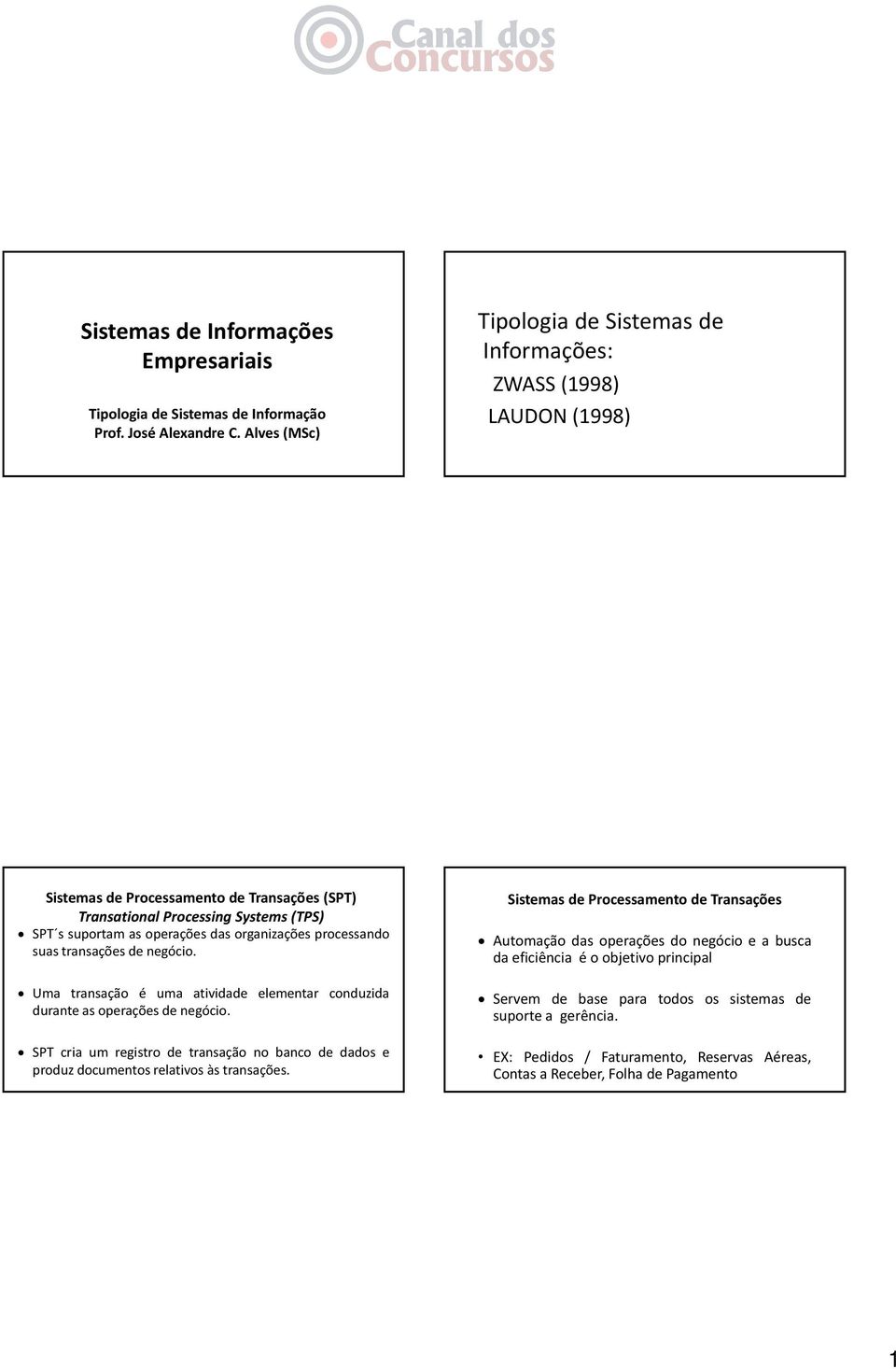 organizações processando suas transações de negócio. Uma transação é uma atividade elementar conduzida durante as operações de negócio.