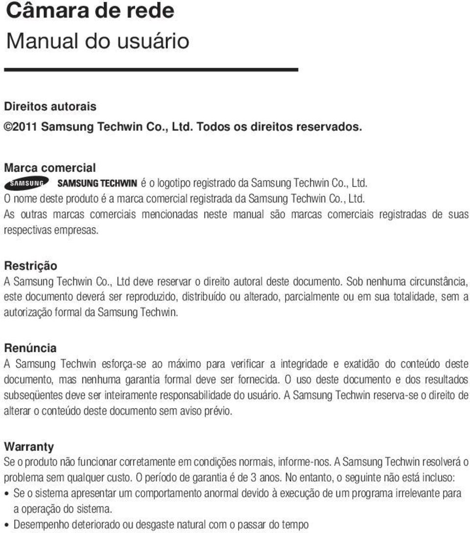 , Ltd deve reservar o direito autoral deste documento.