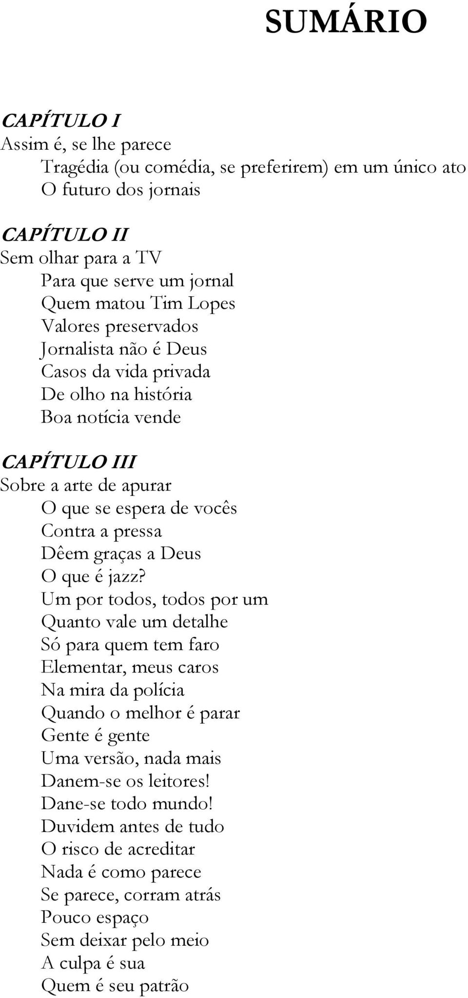 graças a Deus O que é jazz?