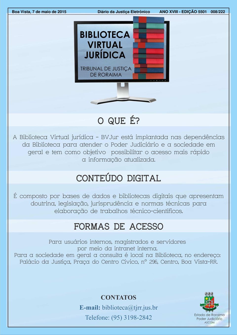 Justiça Eletrônico ANO