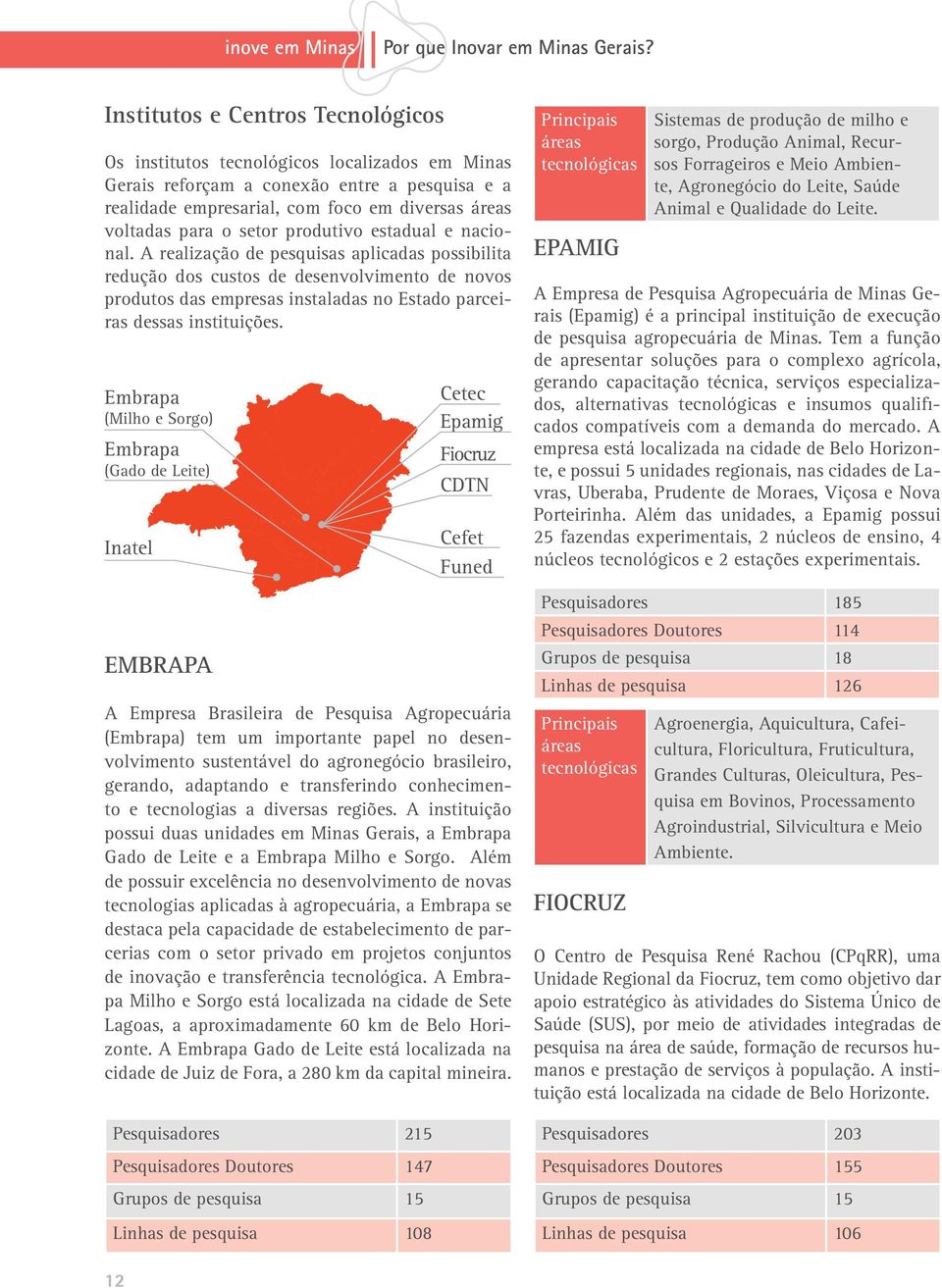 setor produtivo estadual e nacional.