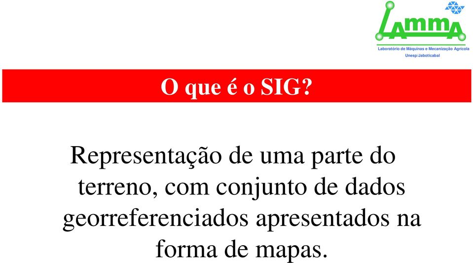 terreno, com conjunto de dados