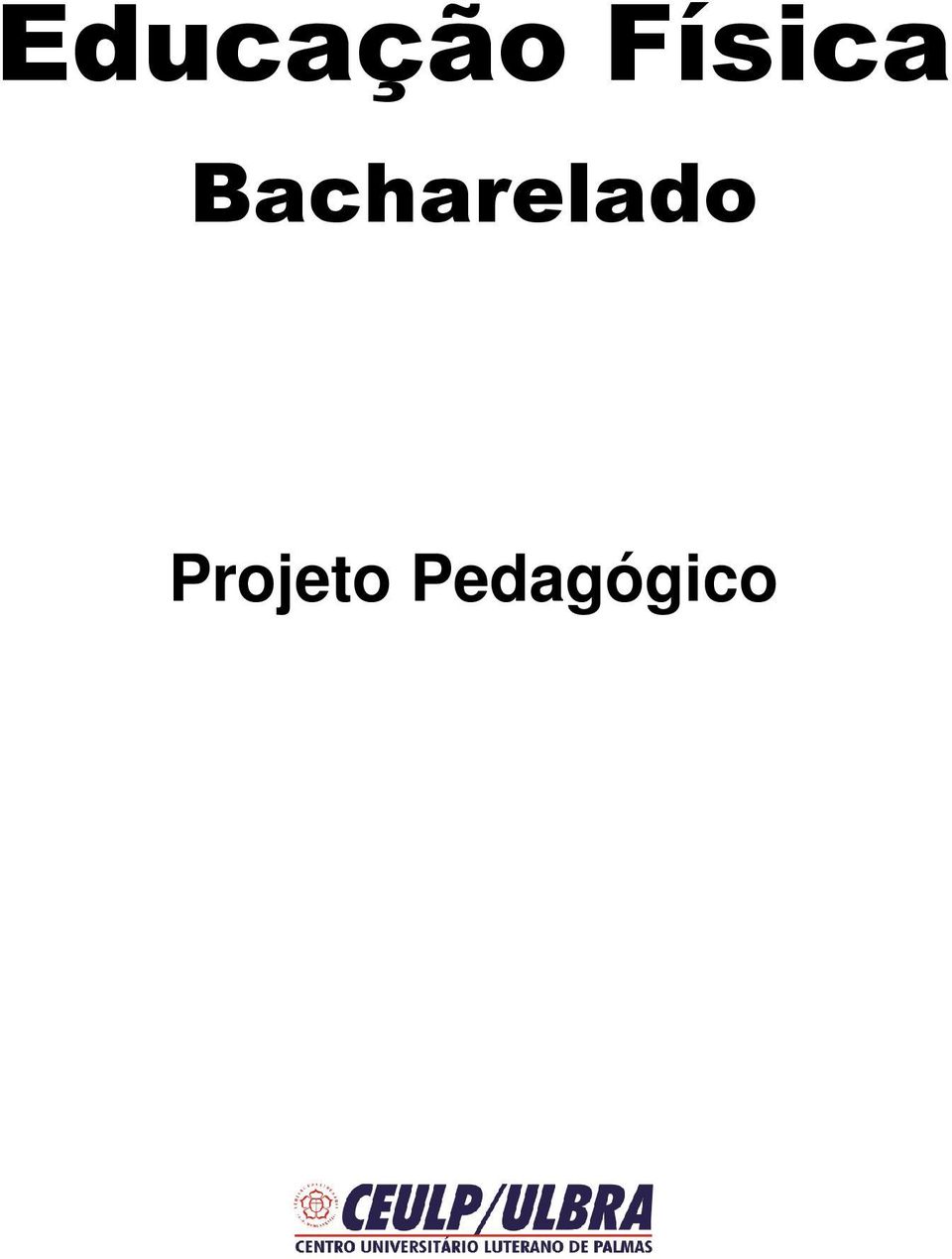 Bacharelado