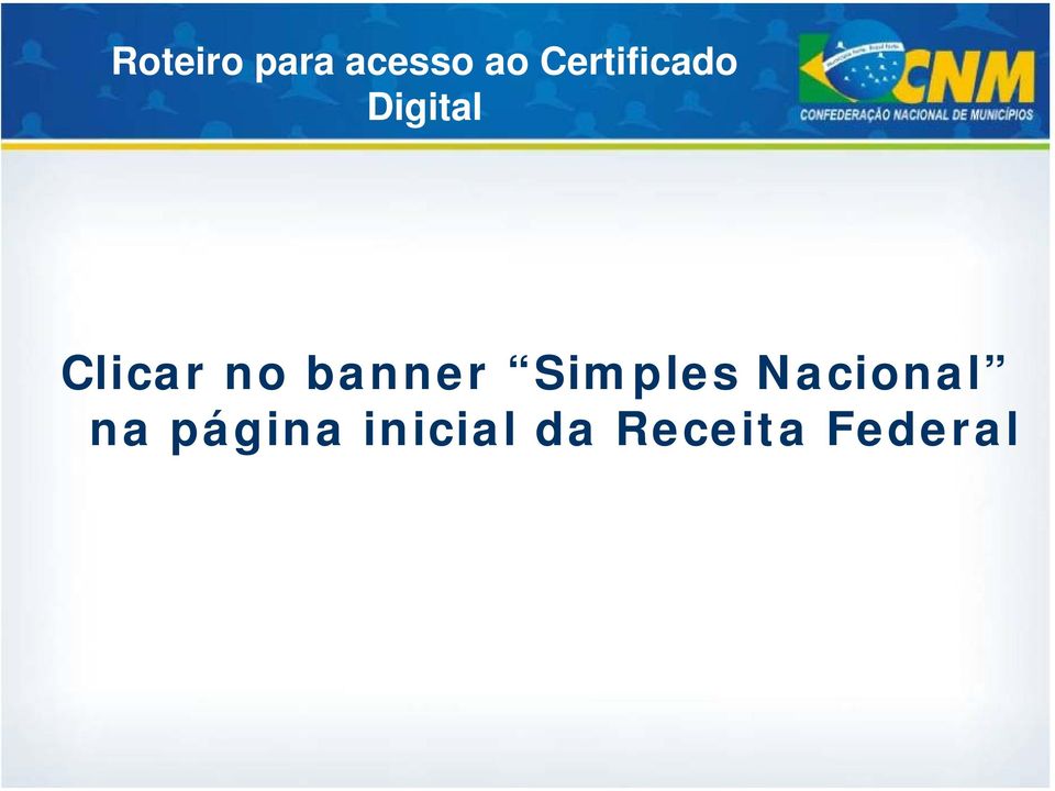 no banner Simples Nacional