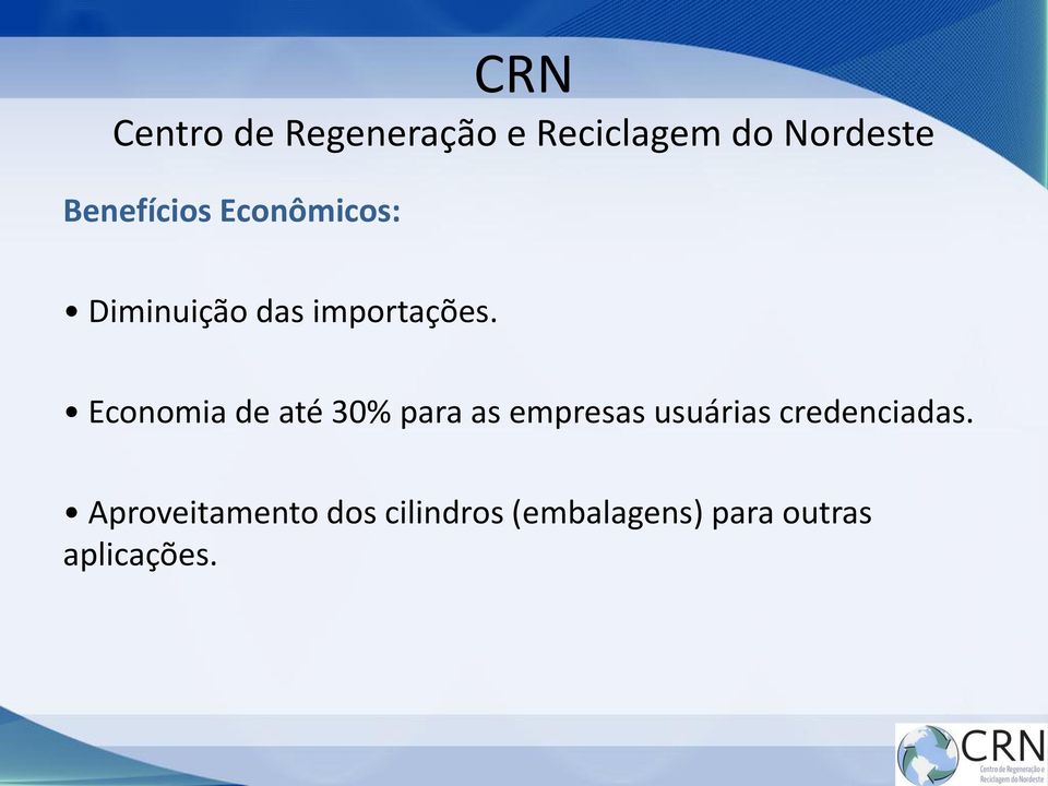 Economia de até 30% para as empresas