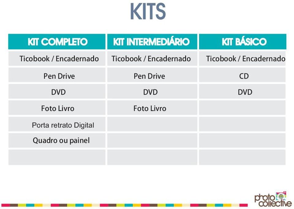 KITS KIT INTERMEDIÁRIO Ticobook / Encadernado Pen