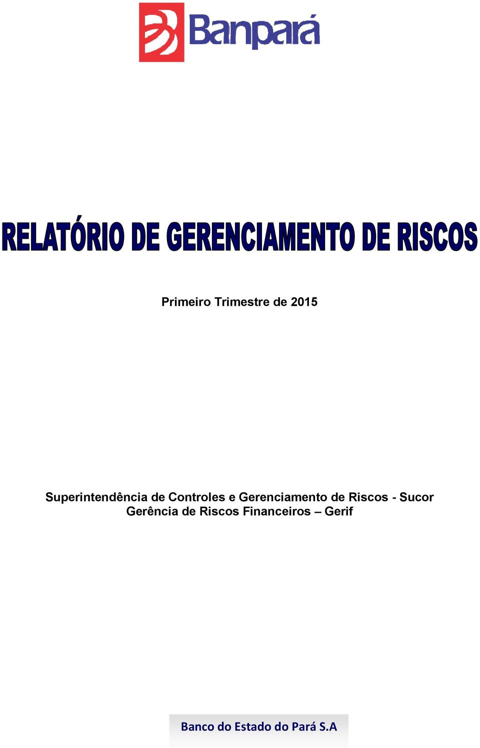 Gerência de Riscos Financeiros