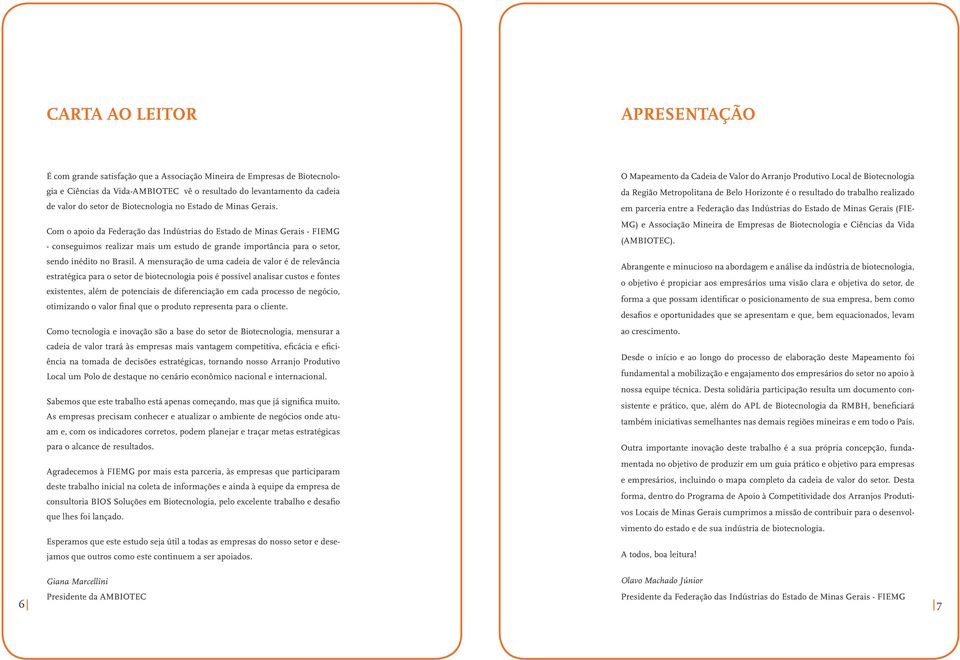 Com o apoio da Federação das Indústrias do Estado de Minas Gerais - FIEMG - conseguimos realizar mais um estudo de grande importância para o setor, sendo inédito no Brasil.