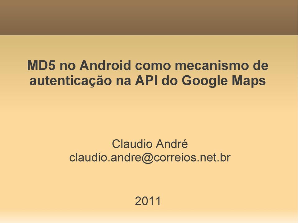 API do Google Maps Claudio