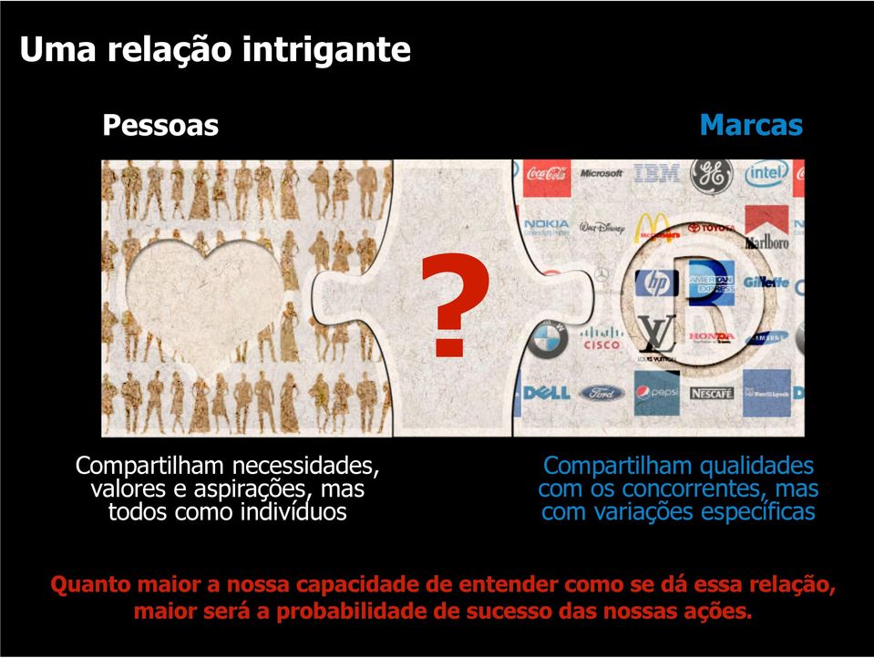 Compartilham qualidades com os concorrentes, mas com variações específicas