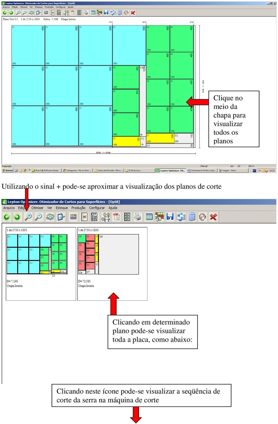 determinado plano pode-se visualizar toda a placa, como abaixo: Clicando