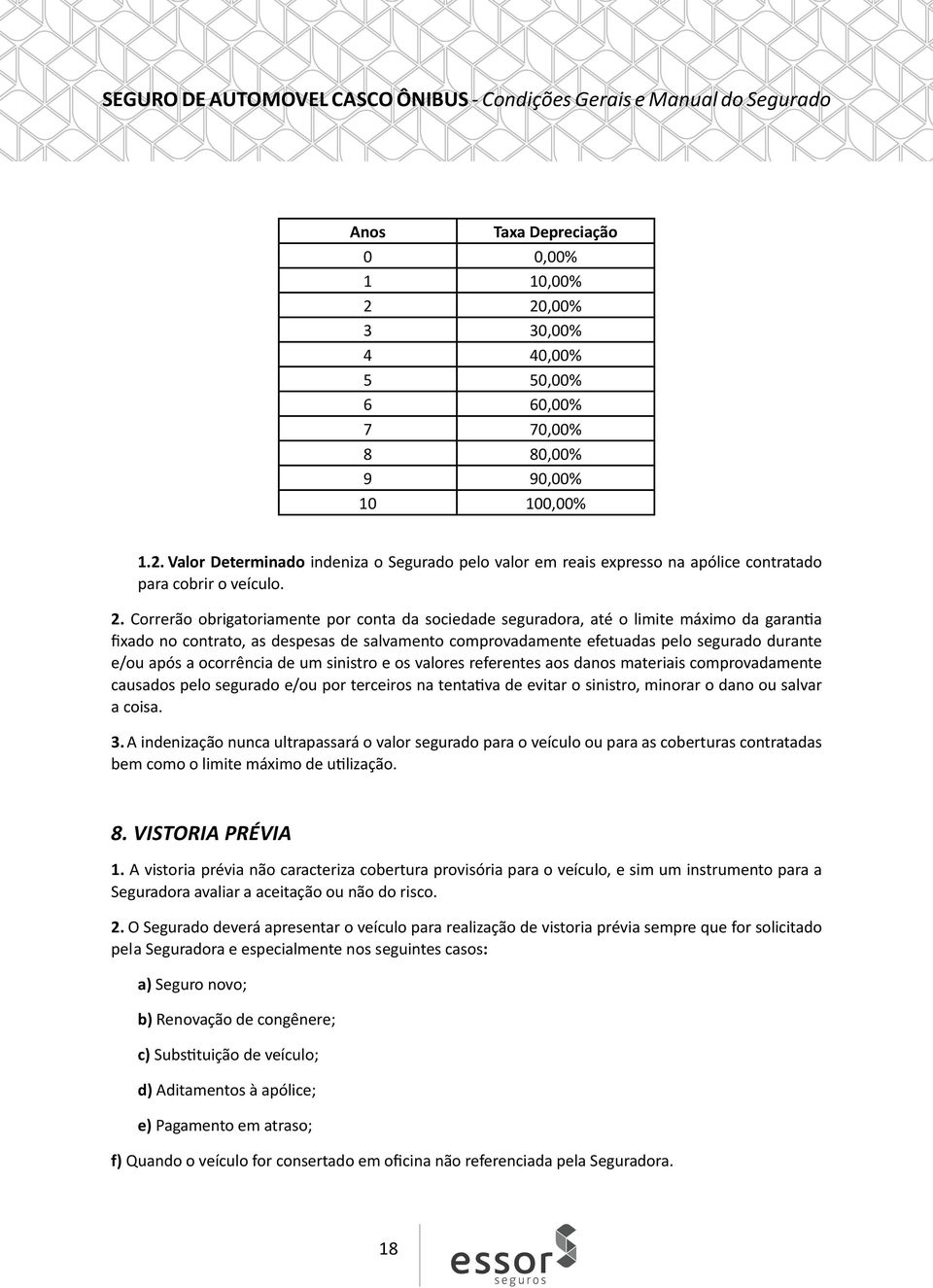 a ocorrência de um sinistro e os valores referentes aos danos materiais comprovadamente causados pelo segurado e/ou por terceiros na tentativa de evitar o sinistro, minorar o dano ou salvar a coisa.