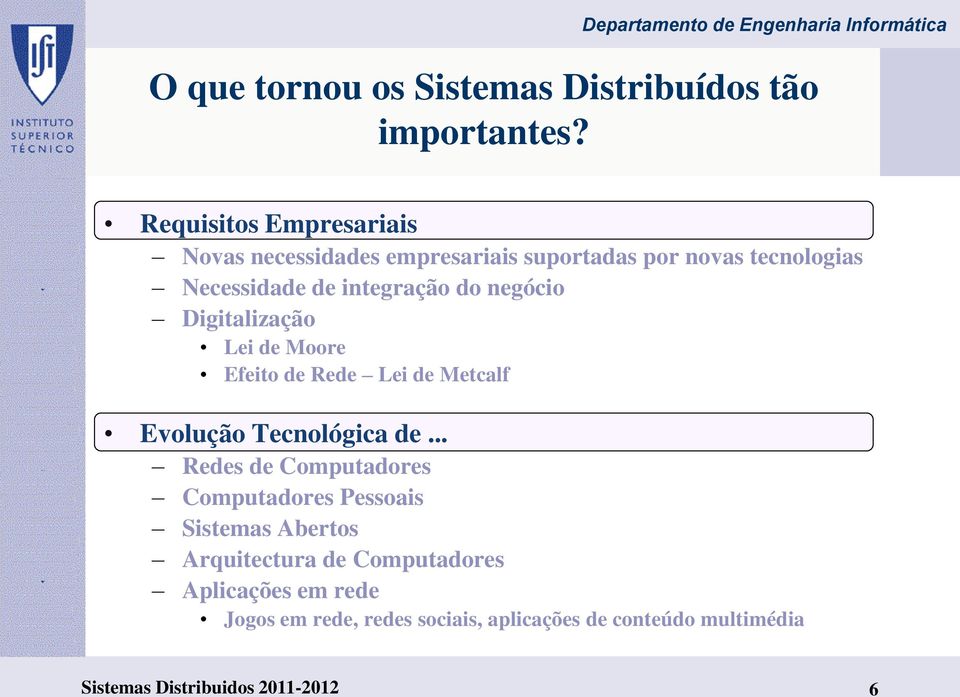 negócio Digitalização Lei de Moore Efeito de Rede Lei de Metcalf Evolução Tecnológica de.