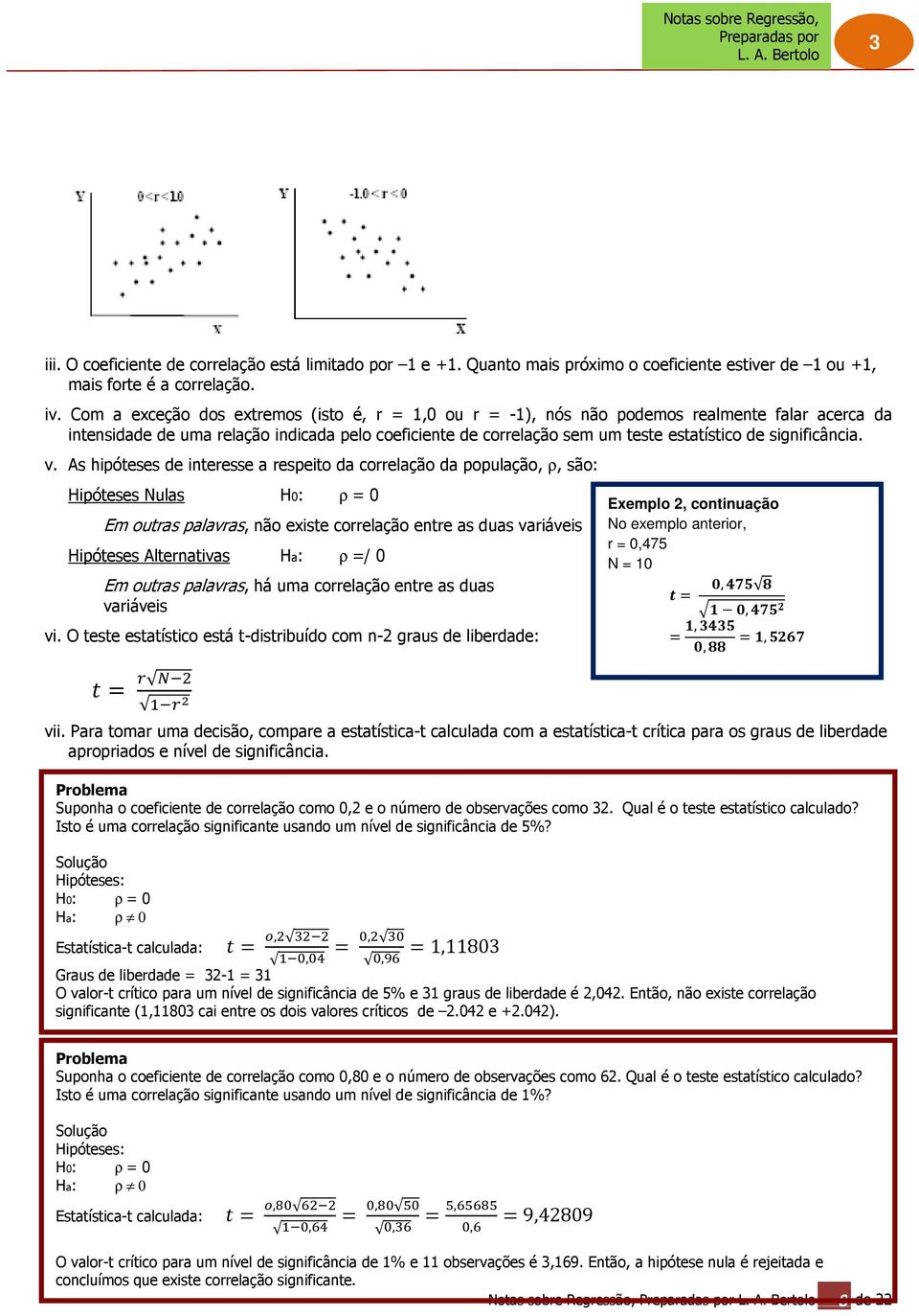 significância. v.