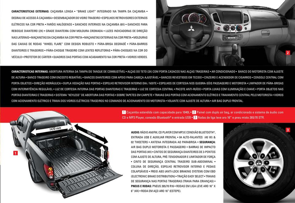 Maçanetas externas na cor preta Molduras das caixas de rodas wheel flare com design robusto Pára-brisa degradê Pára-barros dianteiros e traseiros Pára-choque traseiro com lentes refletoras