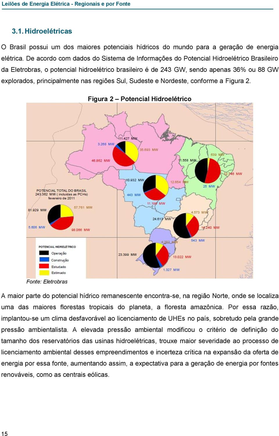 principalmente nas regiões Sul, Sudeste e Nordeste, conforme a Figura 2.