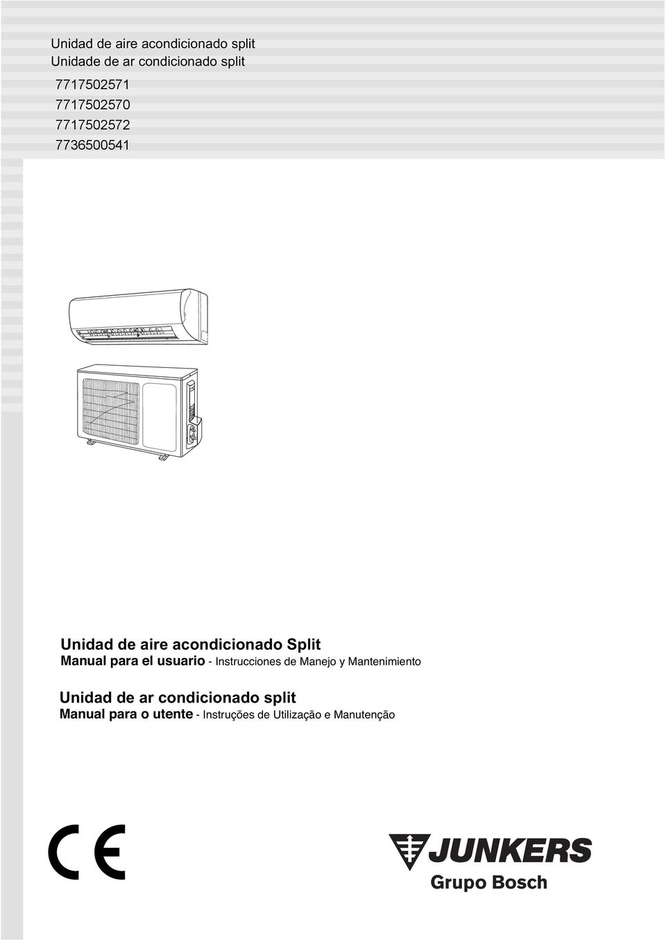 - Instrucciones de Manejo y Mantenimiento Unidad de ar