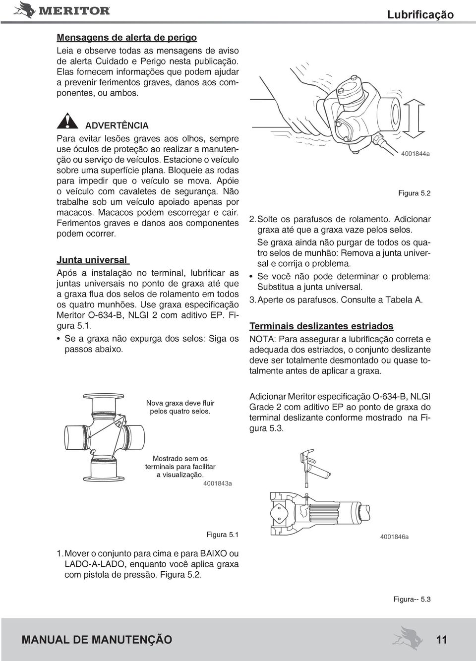 ADVERTÊNCIA Para evitar lesões graves aos olhos, sempre use óculos de proteção ao realizar a manutenção ou serviço de veículos. Estacione o veículo sobre uma superfície plana.