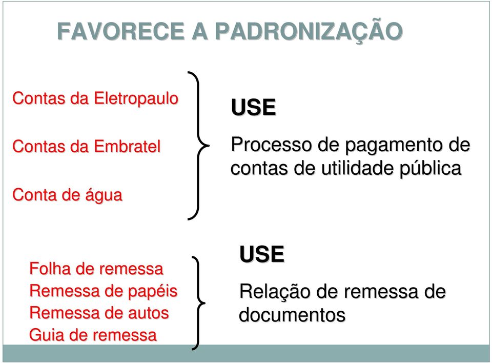 de utilidade públicap Folha de remessa Remessa de papéis