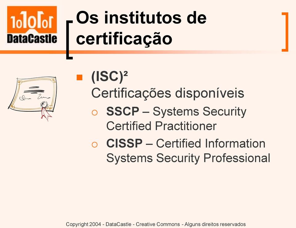 Security Certified Practitioner CISSP