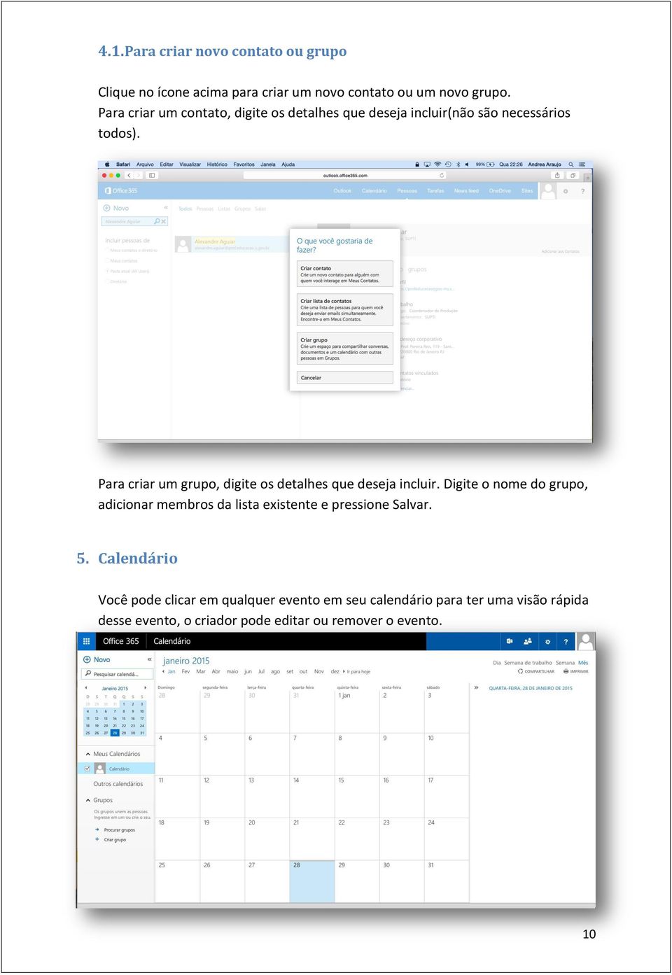 Para criar um grupo, digite os detalhes que deseja incluir.