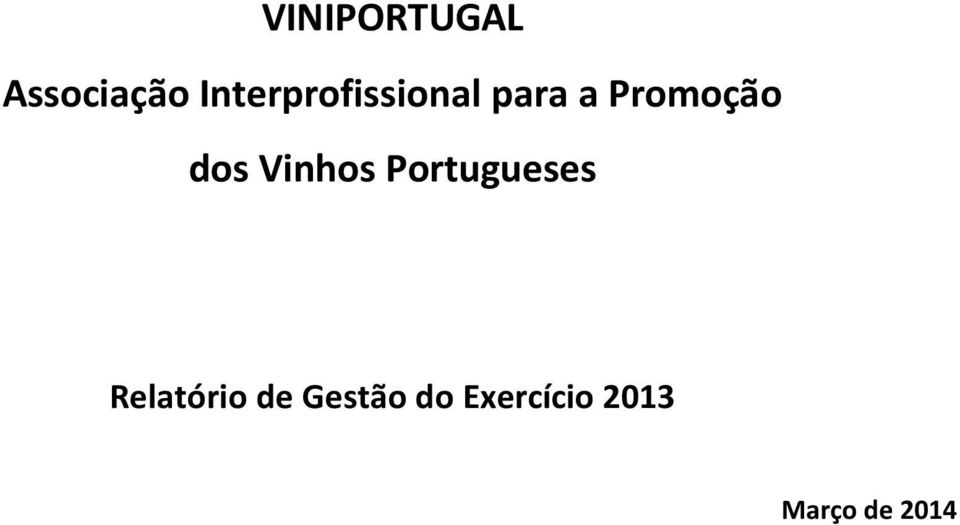 Promoção dos Vinhos Portugueses