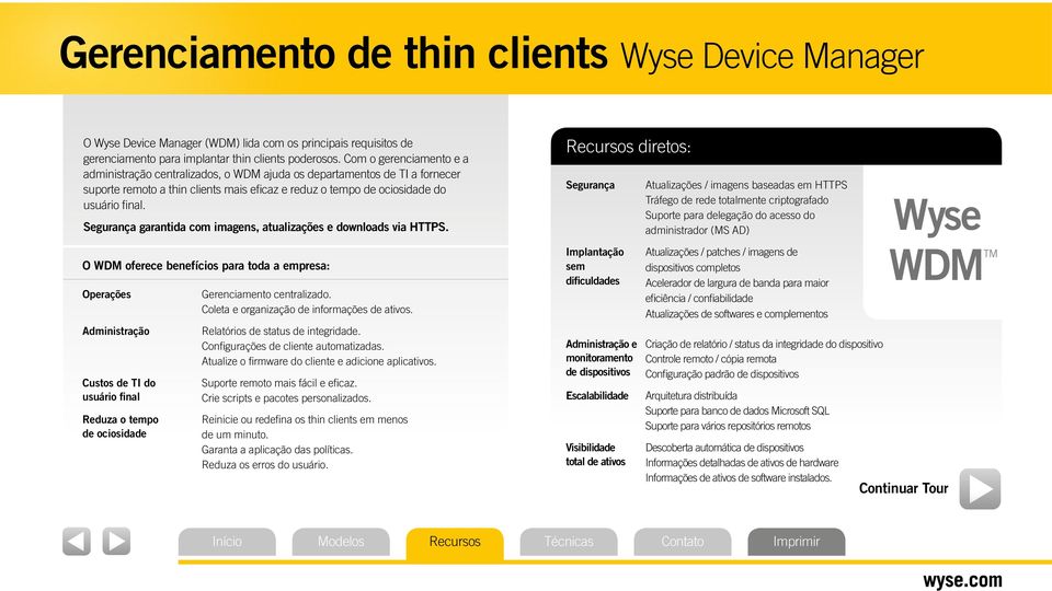 Segurança garantida com imagens, atualizações e downloads via HTTPS.