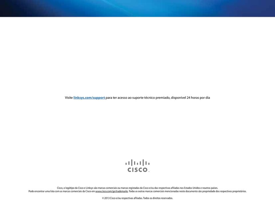 marcas comerciais ou marcas registadas da Cisco e/ou das respectivas afiliadas nos Estados Unidos e noutros países.