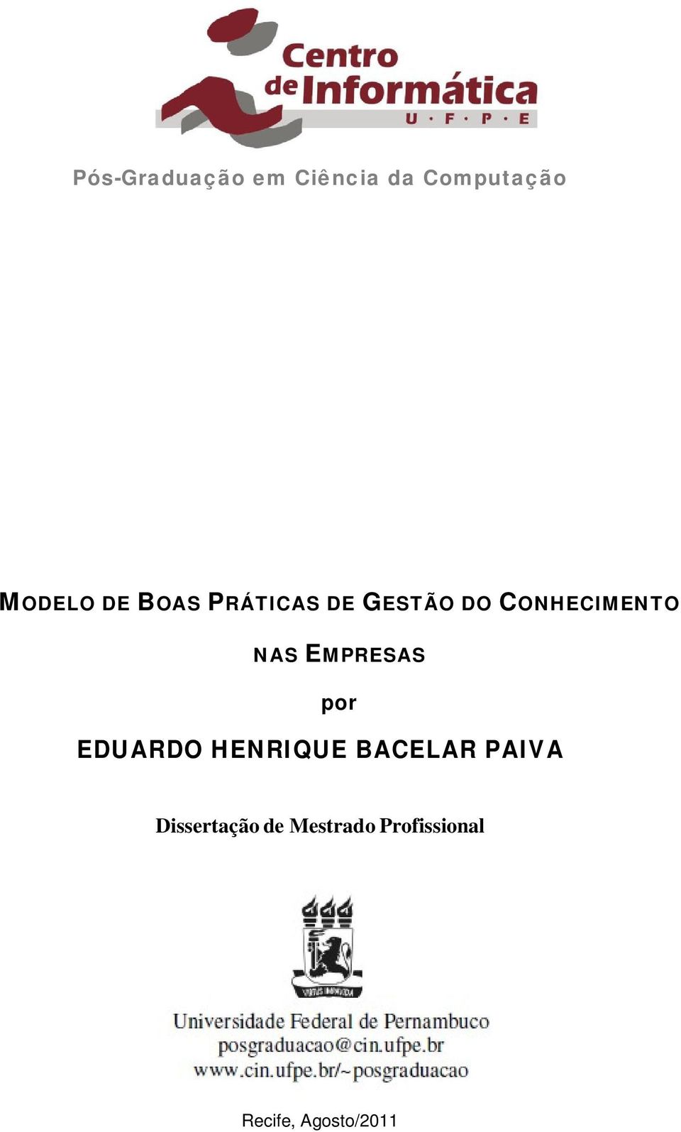 EMPRESAS por EDUARDO HENRIQUE BACELAR PAIVA