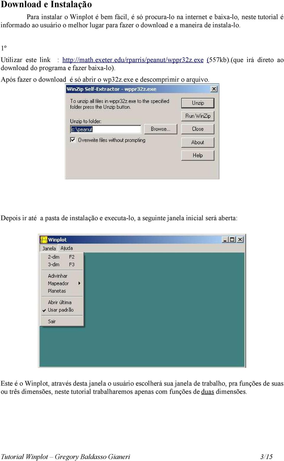 Após fazer o download é só abrir o wp32z.exe e descomprimir o arquivo.