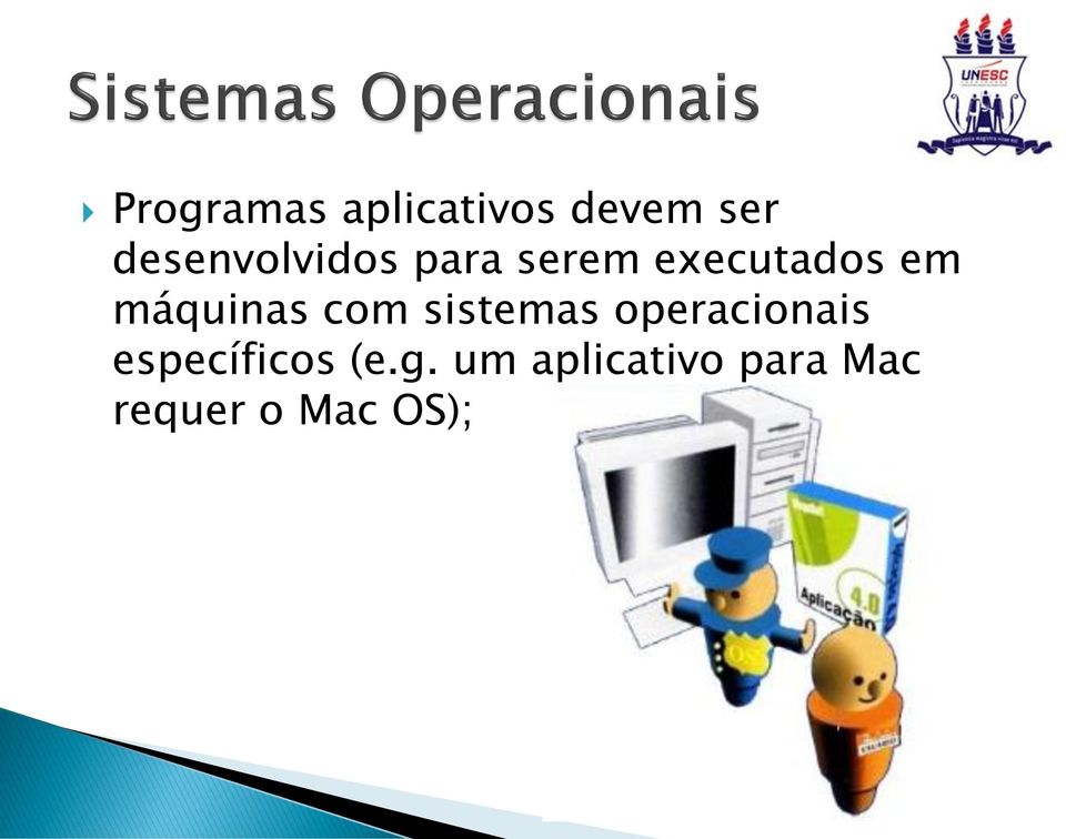 máquinas com sistemas operacionais