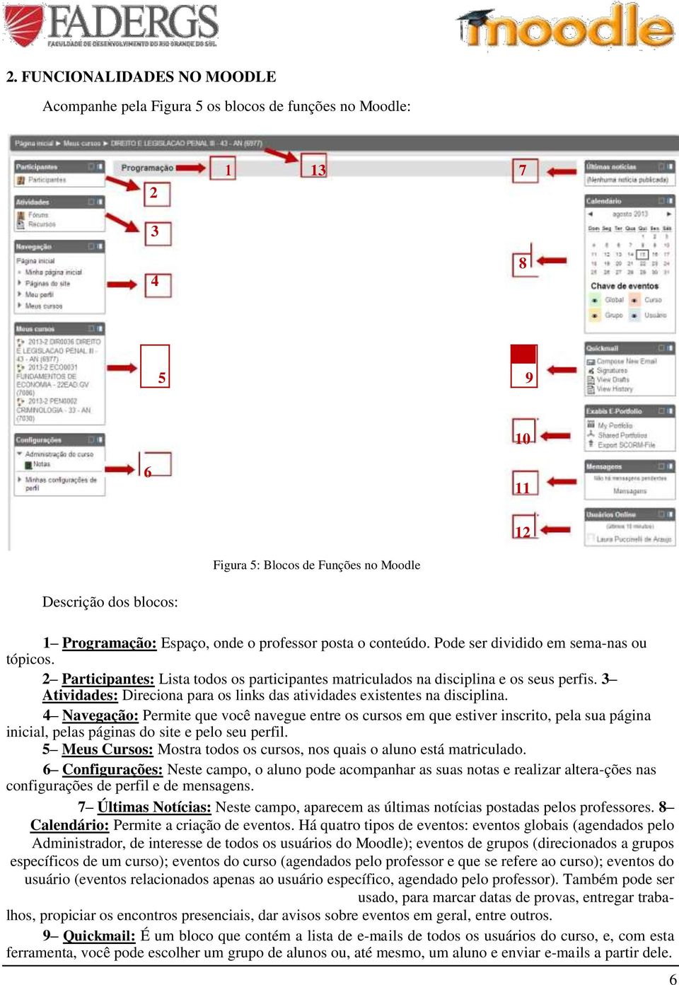 3 Atividades: Direciona para os links das atividades existentes na disciplina.