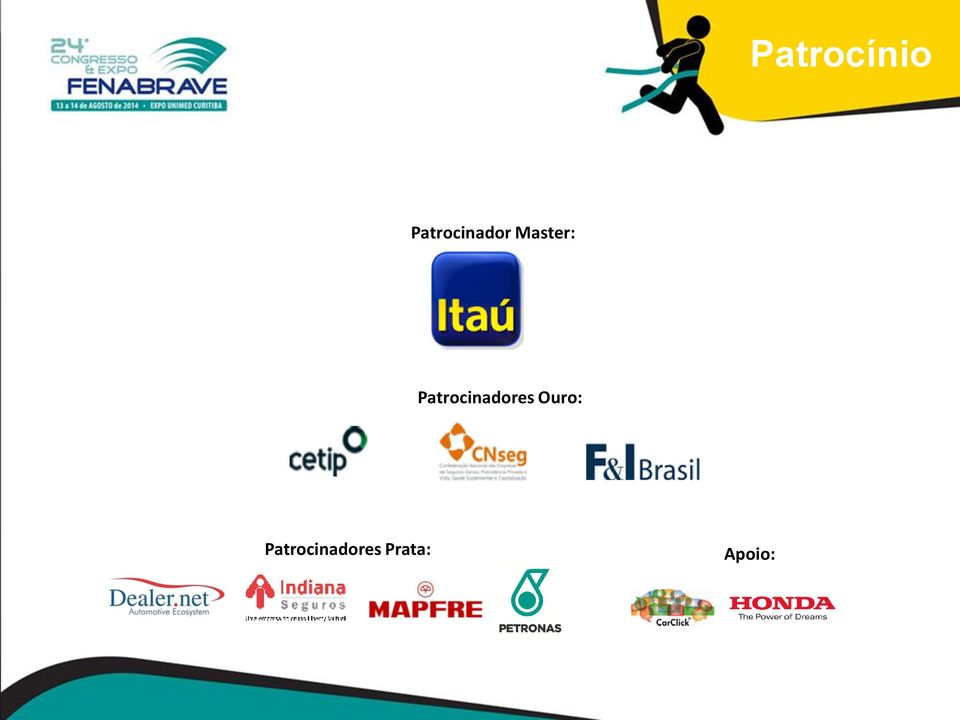 Patrocinadores Ouro: