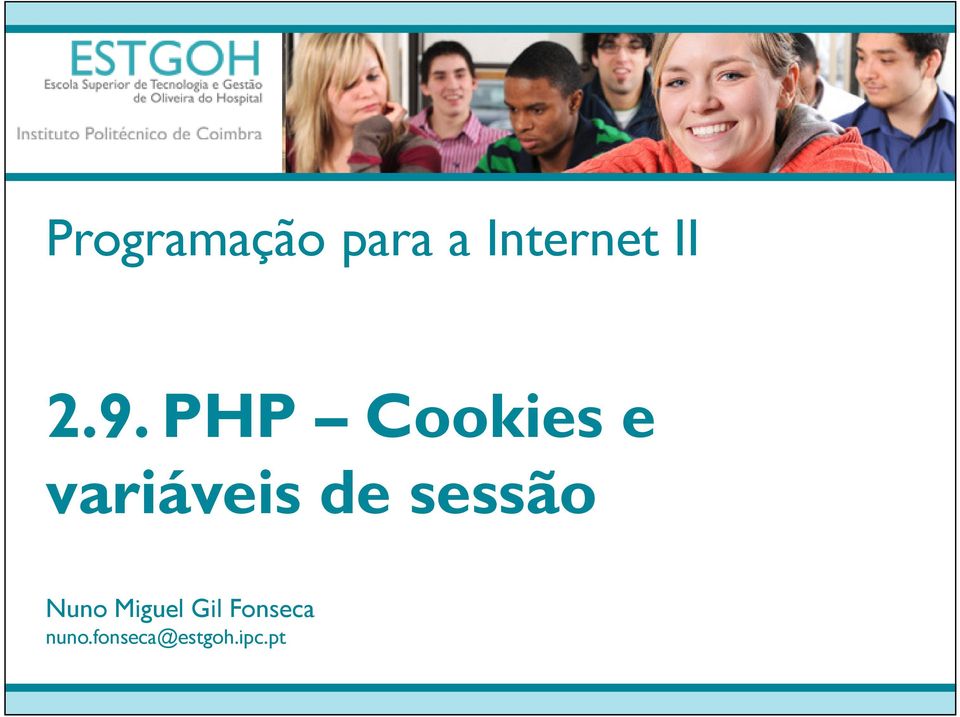 PHP Cookies e variáveis de