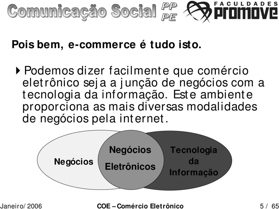 negócios com a tecnologia da informação.