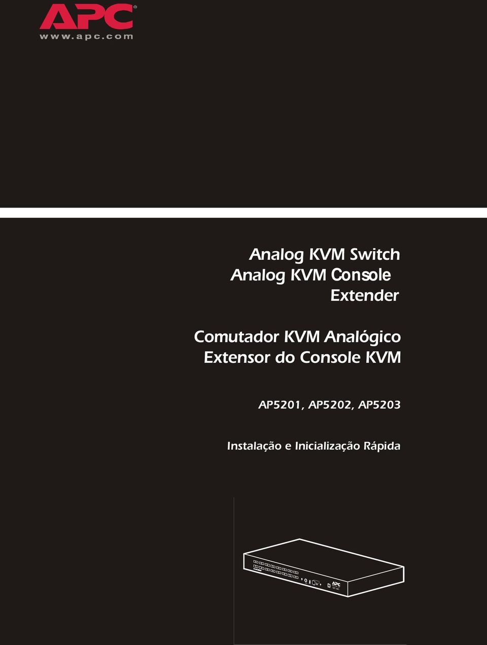 Extensor do Console KVM AP5201,