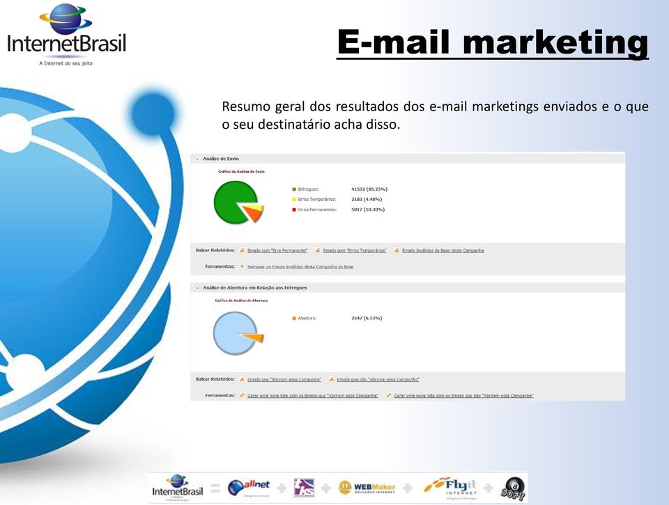 e-mail marketings enviados e