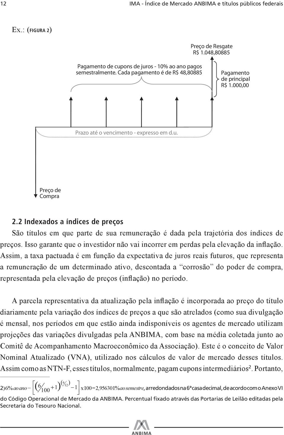 2 Indexados a índices de preços São títulos em que parte de sua remuneração é dada pela trajetória dos índices de preços.