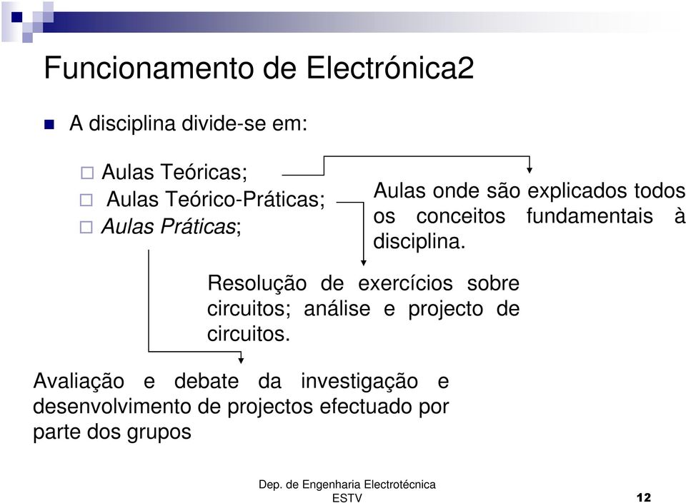 fundamentais à disciplina.