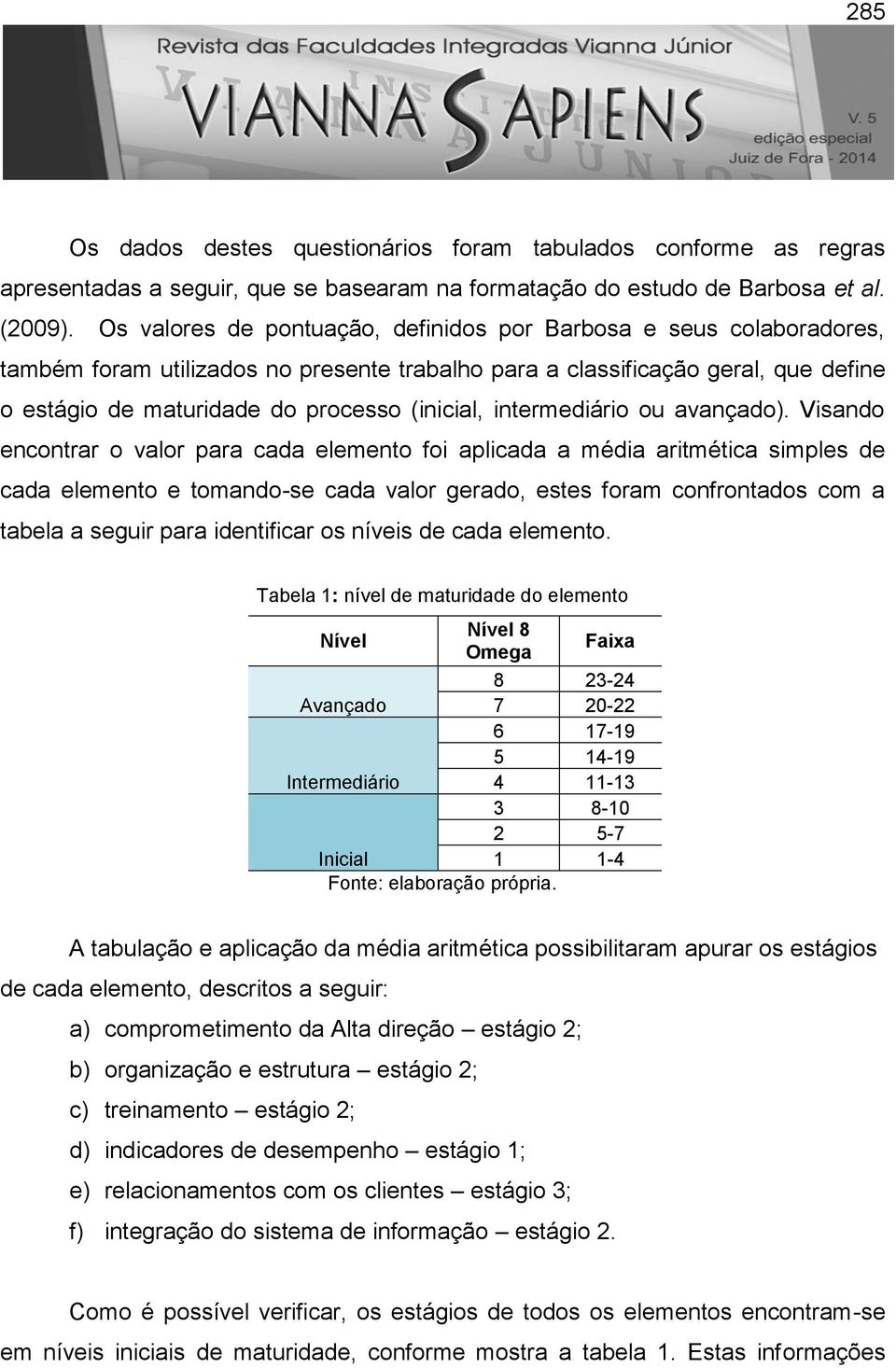 intermediário ou avançado).