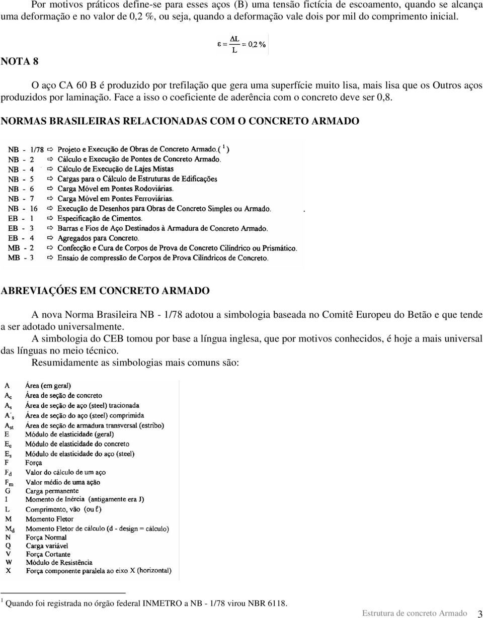 Face a isso o coeficiente de aderência com o concreto deve ser 0,8.