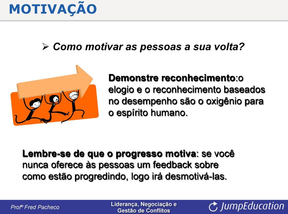 desempenho são o oxigênio para o espírito humano.