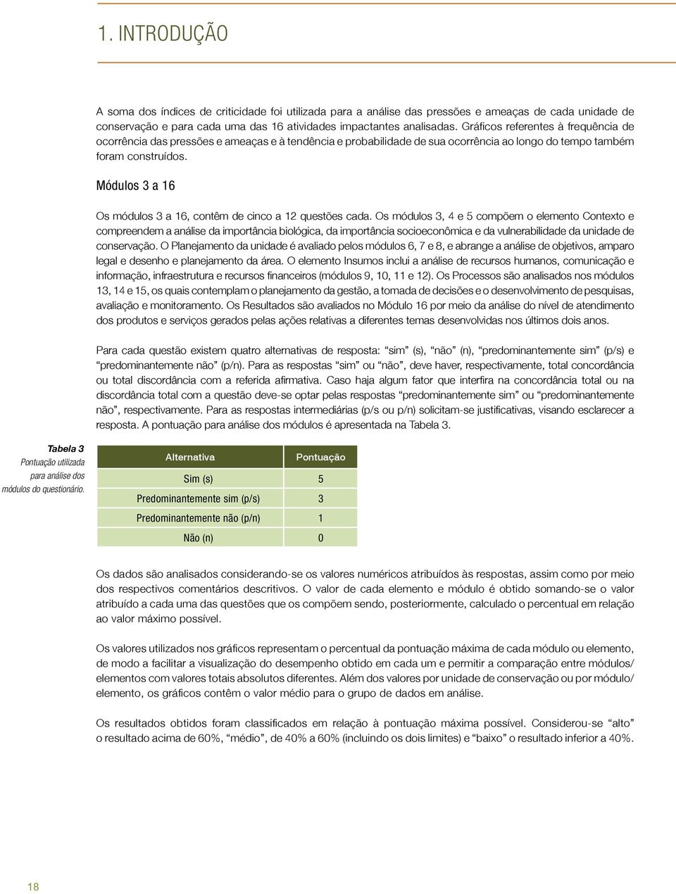 Módulos 3 a 16 Os módulos 3 a 16, contêm de cinco a 12 questões cada.